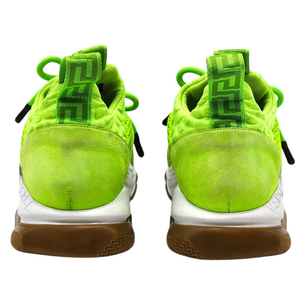 Versace Chain Reaction Women’s Sneakers Neon Green EU 37 US 6.5 - Preowned - Picture 5 of 9